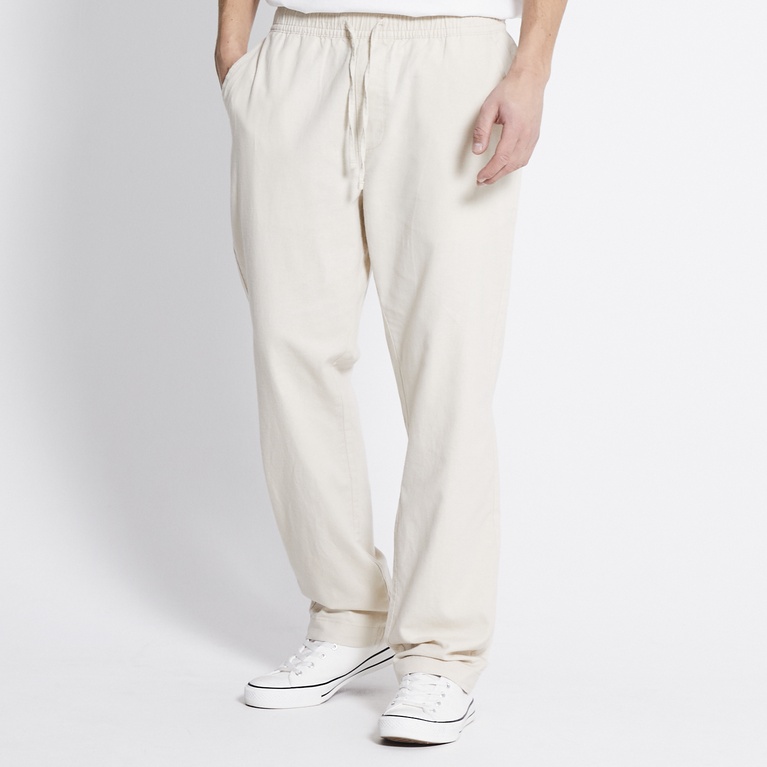 Linen blend pants "Ludvig" Light Beige